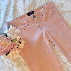 American Eagle Outfitters pink corduroy jeggings, size 2